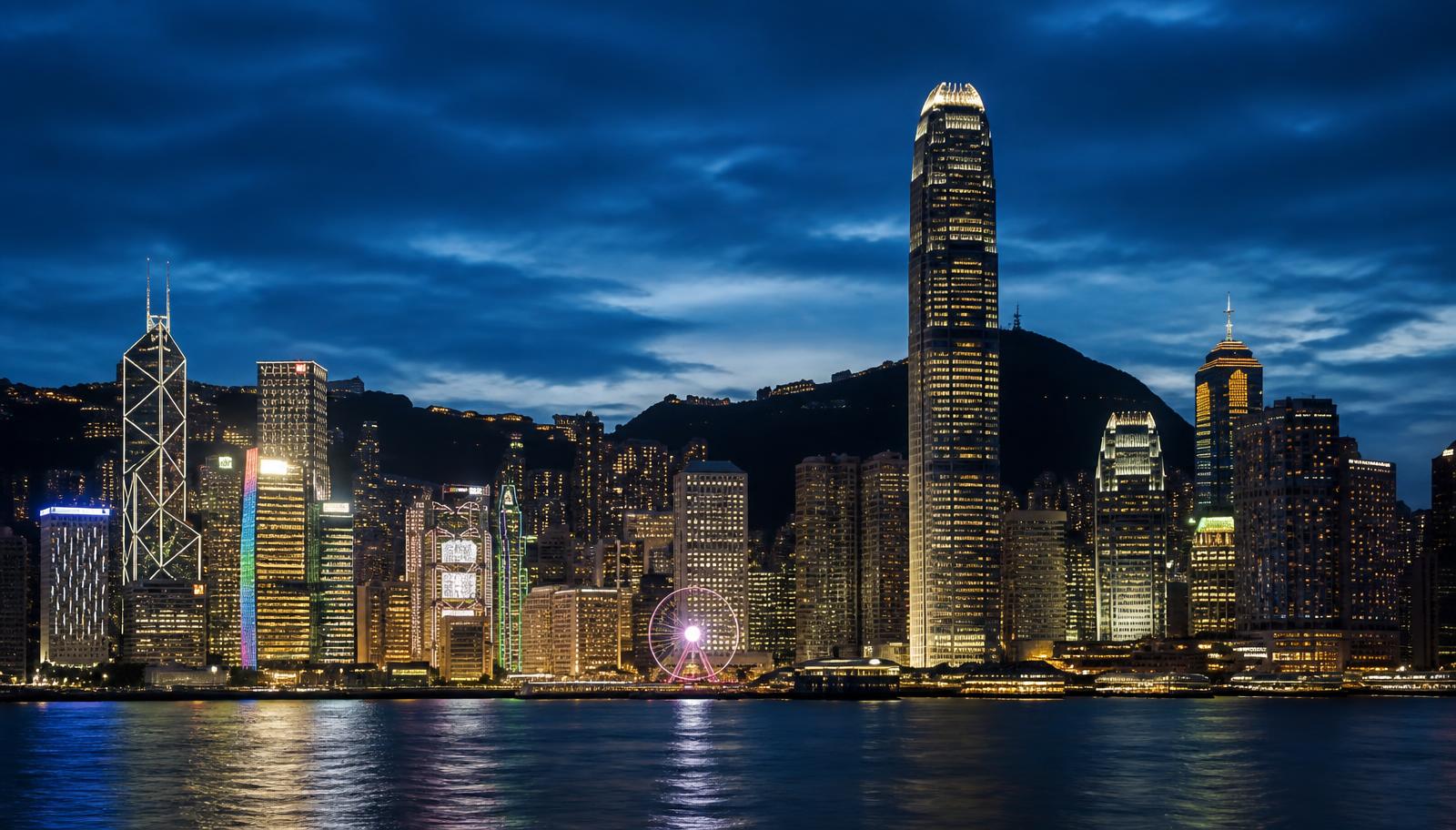 Hong Kong's Central financial district, the proposed listing venue for the Touchstone platform.