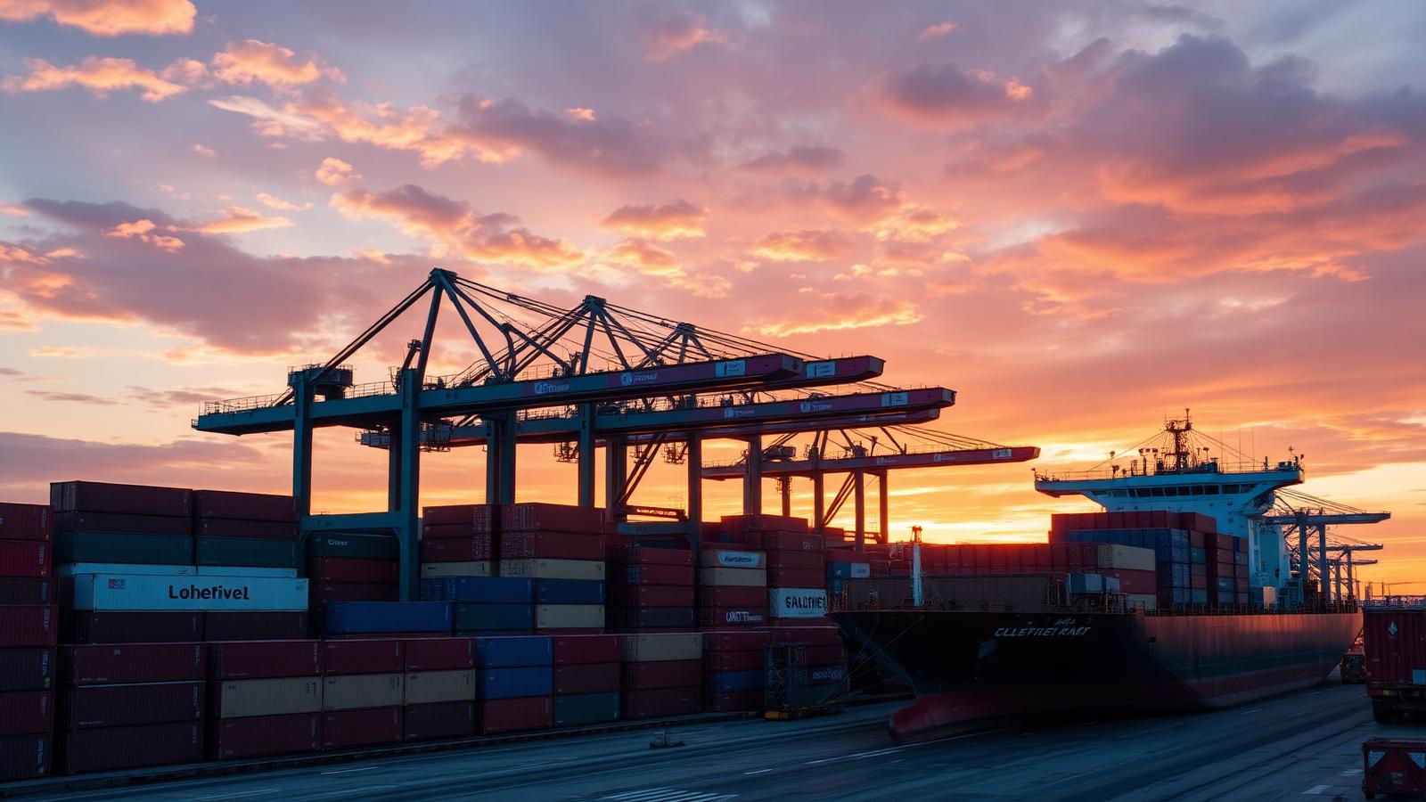 Container throughput has recovered as new corridors absorb volume.